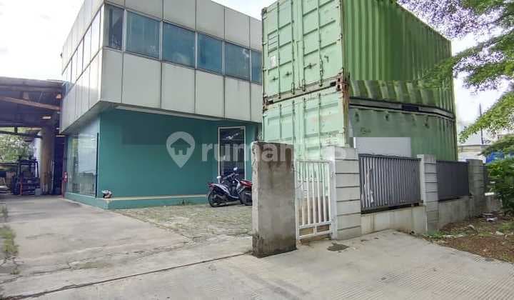 Dijual Gudang Dan Office, Bisa Kontainer 40ft di Taman Tekno