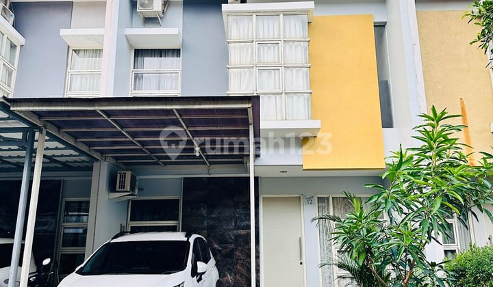 Disewakan Rumah 2 Lantai 3Kamar Tidur Dalam Cluster Lamonte Grandwisata Full Furnished