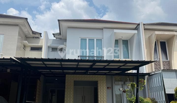 House for Rent in Grandwisata Cluster 2 Floors Semi Furnished Facilities Swimming Pool in Cluster