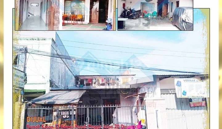 Dijual Rumah Kost 100% Occupied Depan Citra Garden 3 Jl. 20 Desember Cengkareng - Jakarta Barat SHM