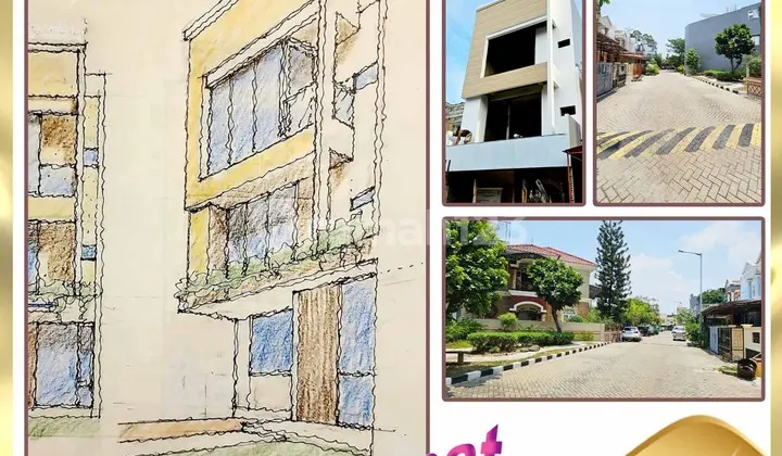 Dijual Rumah Baru 3 Lantai Cengkareng Timur Depan Taman Bebas Banjir