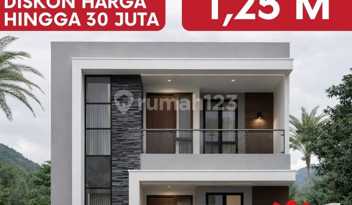 Rumah 2 Lantai Dekat Akses Tol dan Perkantoran