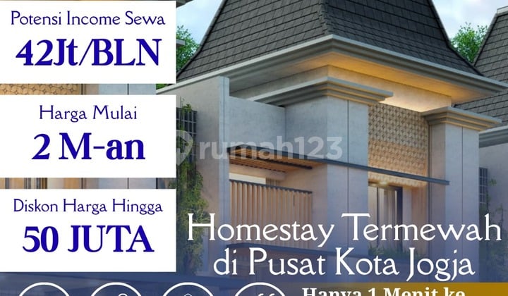 Rumah Mewah Dekat Tol Kronggahan Ring Road Utara