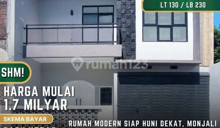 GILA! Bangunan 230m² di Lokasi Emas Monjali-JCM! Siap Huni! Nego