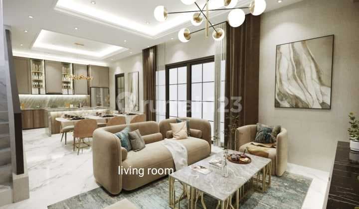 Dijual Rumah Hoek Ekslusif Semi Furnished di Alam Sutera