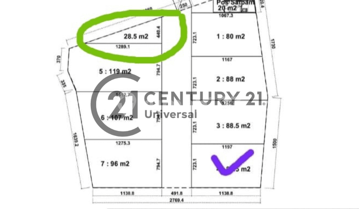 Tanah Kavling untuk Cluster di Ciputat Tangerang Selatan