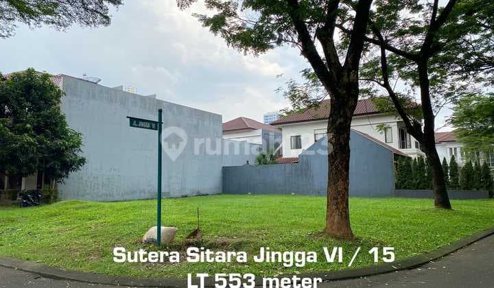 Dijual Termurah Kavling Hook Sutera Sitara Jingga Alam Sutera
