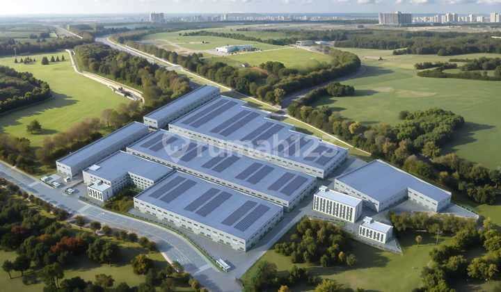 Gudang Luas 11 Hektar Akses Pelabuhan dan Tol Cikande Banten