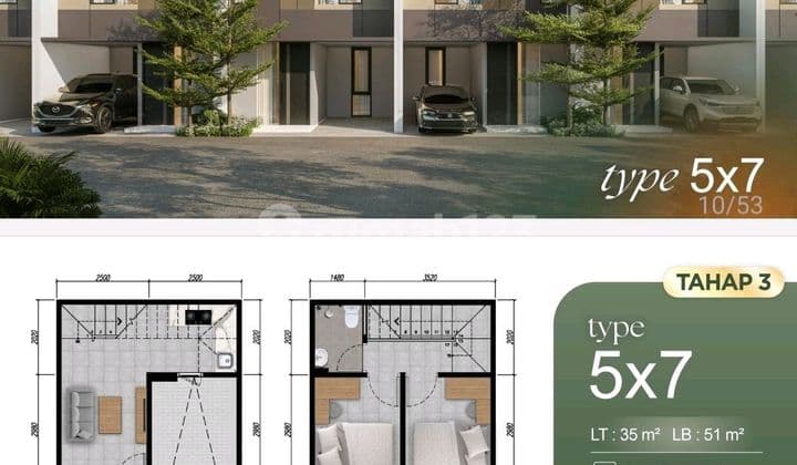 Park Sunrise Rumah Baru 2 Lantai Surabaya Timur Unit Terbatas