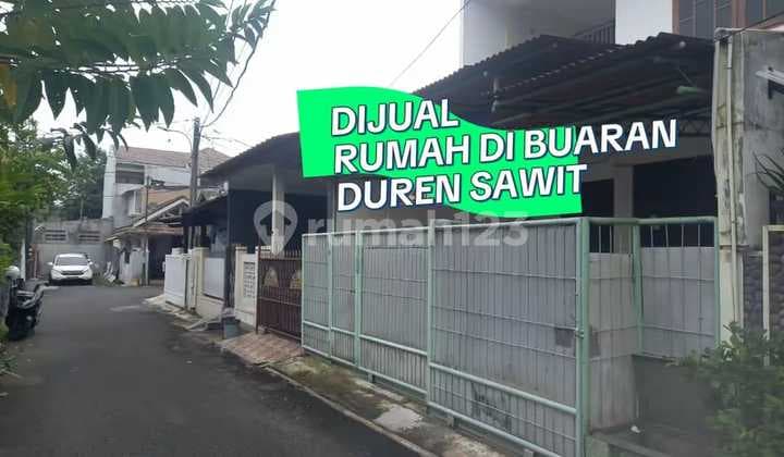 Dijual Rumah Murah di Buaran Dalam Komplek Duren Sawit