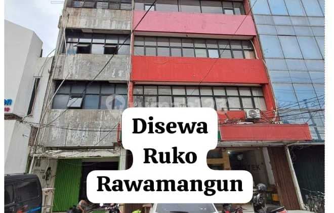 Ruko Gandeng 3 Disewakan - Lokasi Strategis di Rawamangun, Jakarta Timur