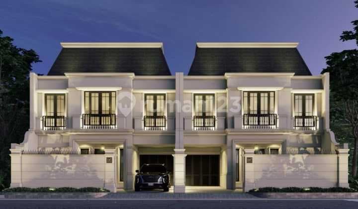 For Sale Brand New AMERICAN CLASSIC LUXURY HOUSE + ROOFTOP in CEMPAKA PUTIH, Central Jakarta