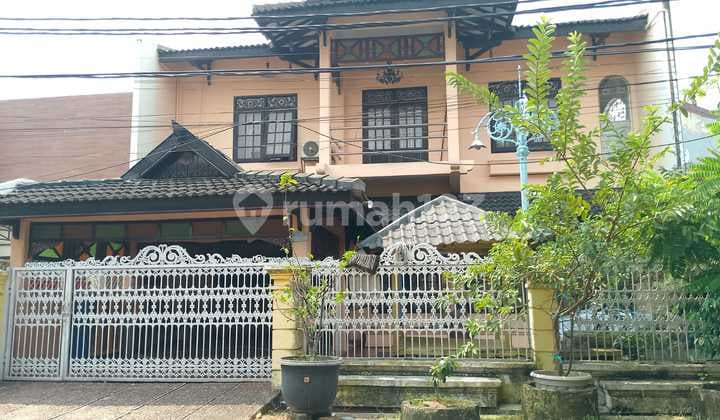 2-Storey House, 295m² Area, in Raharja Road Housing, Pondok Pinang, Cash Only