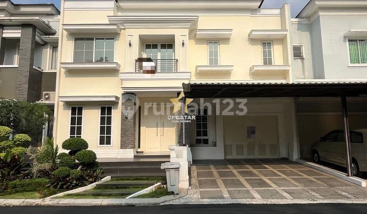 Luxury fully furnished house for quick sale in the premium Gading Serpong area.