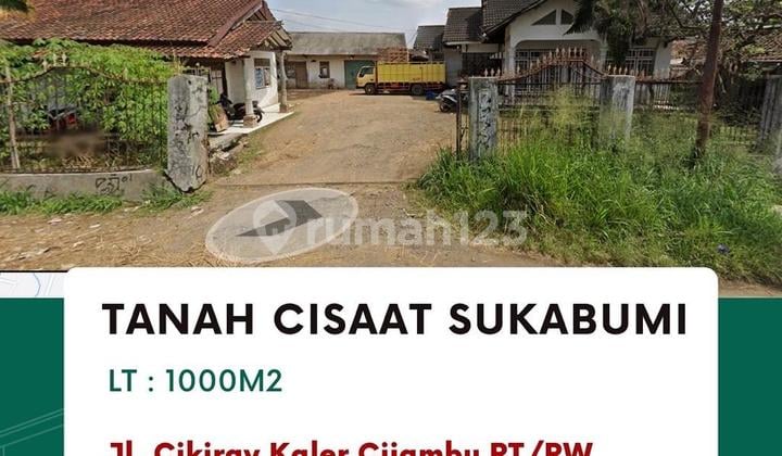 Disewakan Gudang 1000m2 Daerah Cisaat Kab Sukabumi
