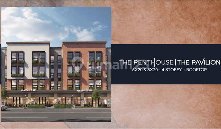 DIJUAL PENTHOUSE PAVILION UK 8X20 4.5LT ROOFTOP DI CBD BEACHWALK PIK2