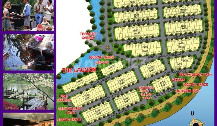 Dijual kavling rumah golf island ukuran 10x20 hoek termurah !!