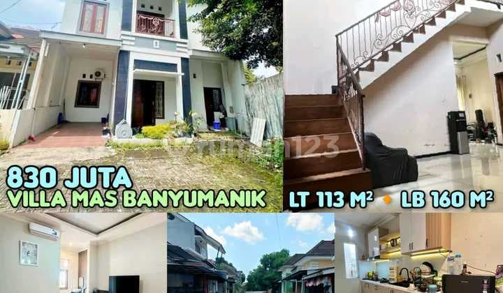 Jual Rumah Villa Mas Banyumanik