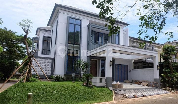 Rumah Hoek Mewah Baru Bangunan Mandiri Di Delatinos Bsd