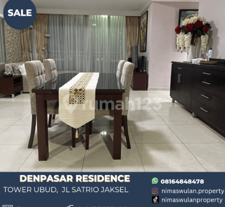 For Sale Denpasar Residence Apartment Tower Ubud, 135 Sq.m.