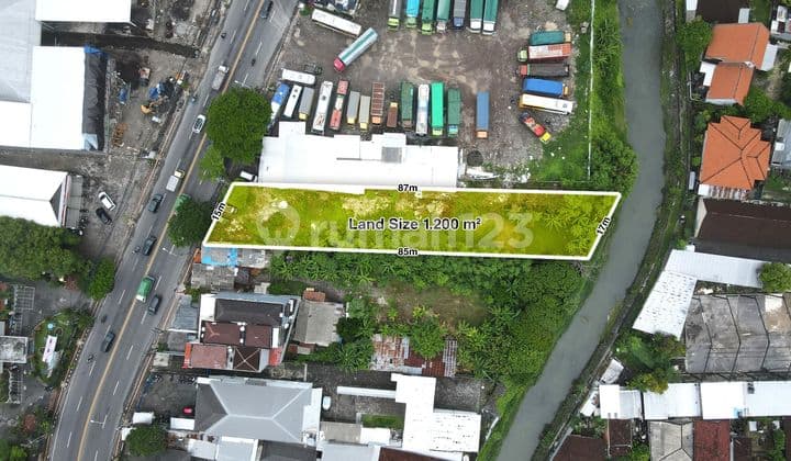 Tanah 12 Are Murah di Jalan Utama Mahendradata Siap Bangun SHM Cocok untuk Ruko dan Gudang