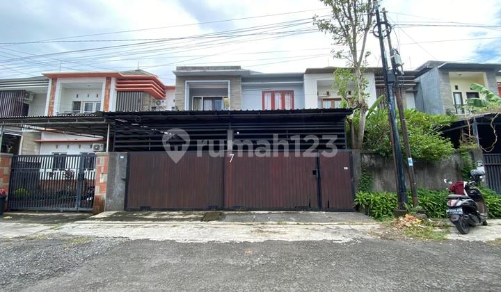 Beautiful Two-Story House on Tukad Badung, Renon, Near Sanur - Strategic Location, Wide Road Access, Furnished, Freehold Title (SHM).