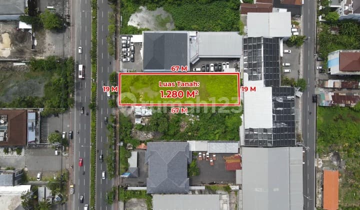 Tanah Size Kecil 1280m2 Di Prime Komersial Area Sunset Road Kuta Cocok Untuk Klinik Dan Berbagai Bisnis