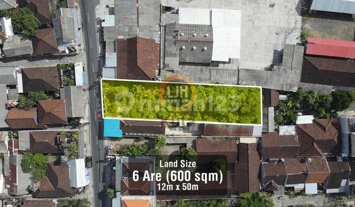 Tanah 6 Are di Tunjung Sari Kebo Iwa Selatan Gatsu Barat Denpasar Cocok untuk Rumah dan Toko