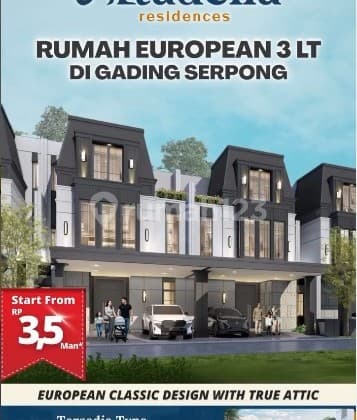 Full Attic Multifungsi Cluster Altadena - Hunian Modern & Elegan di Jantung Gading Serpong!