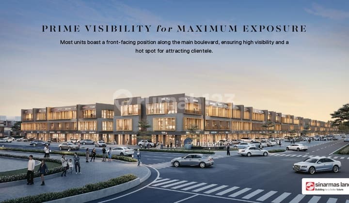 Terbaru Ruko Exquis - Investasi Jangka Panjang, Cocok untuk Restoran, Kantor, atau Klinik