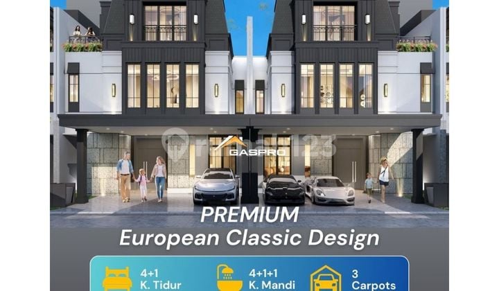 Rumah Termewah 2 Lantai + Attic diclass-nya Cluster Altadena Gading Serpong