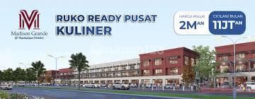 New Ruko Madison Kawasan Ramai Elite Strategis Pusat Kota Gading Serpong Paramount