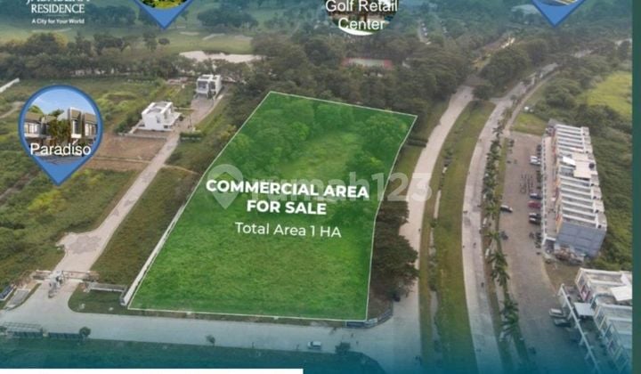Dijual Tanah Kavling Commercial Land Samping Golf Jababeka