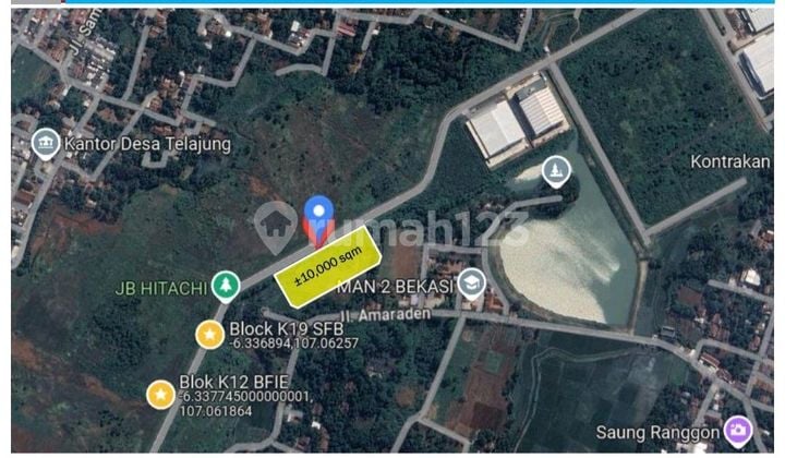 Dijual Tanah Kavling Industri di Kawasan Mm2100 Cikarang Bekasi