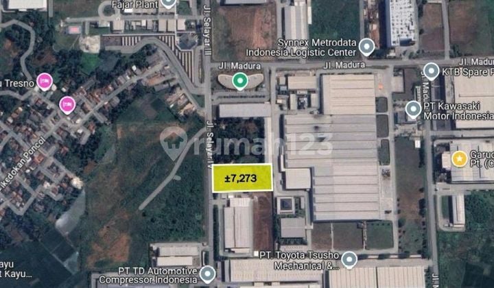 Tanah Kavling Industri Kawasan Mm2100 Cikarang Dijual Murah