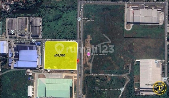 Tanah Kavling Industri Mm2100 Cikarang Bekasi Dijual Siap Bangun