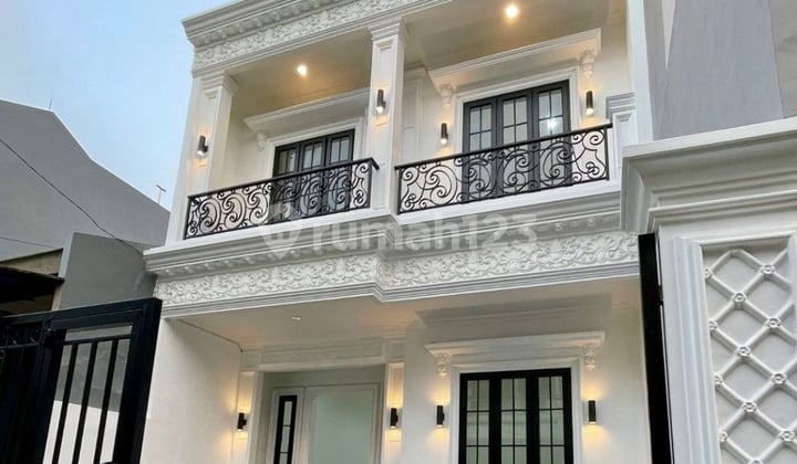 Rumah Sunter Baru Bangun di Perumahan 2 Lantai Model Classic Modern Dekat Kelapa Gading Kemayoran Cempaka Putih