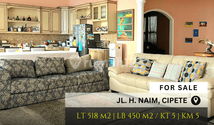 Dijual Rumah Siap Huni di Cipete, Jaksel Dengan Kolam Renang