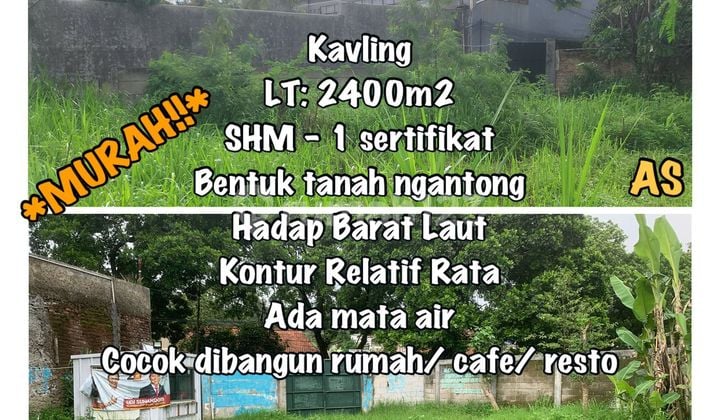 Tanah Di Sayap Hegarmanah 2400 M² Shm