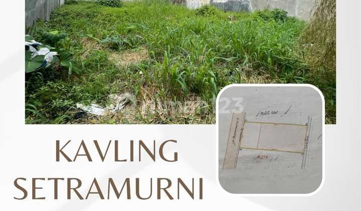 Tanah Di Komplek Setra Murni 298 M² Shm Barat