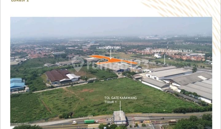 Dijual Lahan Kavling Karawang Timur , Pinggir Tol Jakarta Cikampek , Jawa Barat