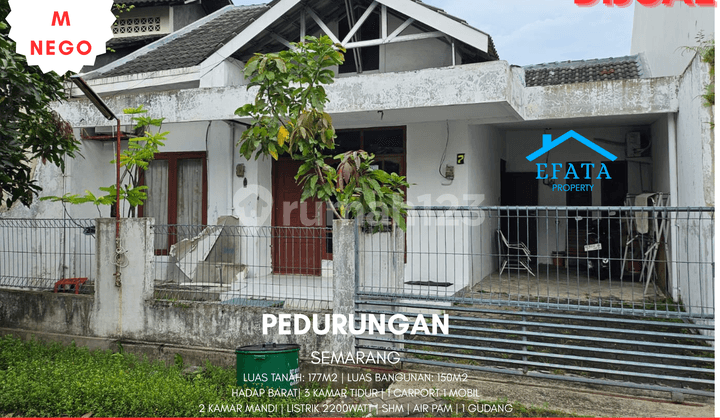 Rumah Siap Huni, 1 Lantai, Dekat Fasilitas Kesehatan, di Pedurungan