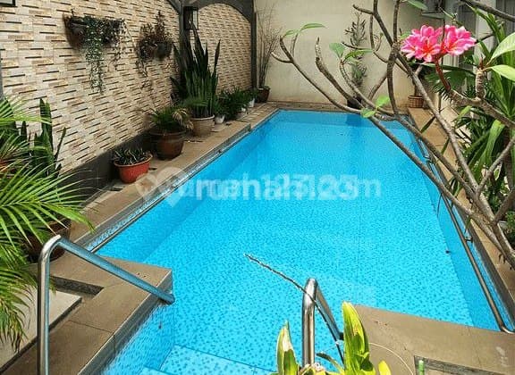 Rumah Mewah Ada Kolam Renang Di Tengah Kota