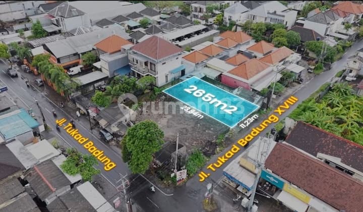 Dijual Tanah Lokasi Jalan Tukad Badung Renon Denpasar Selatan