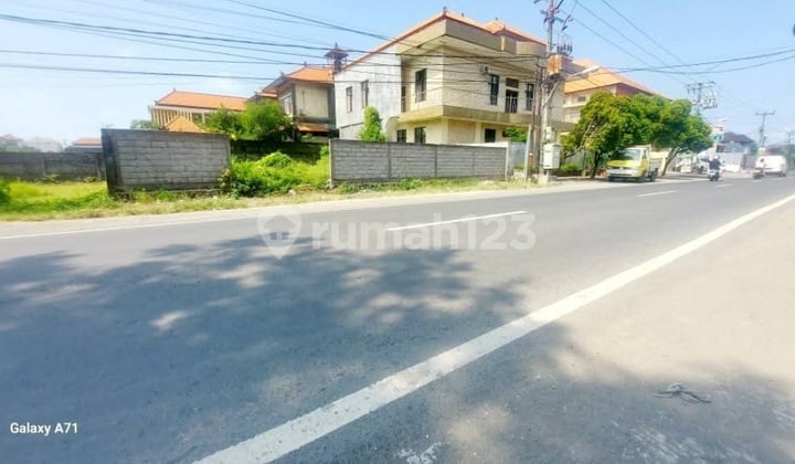 For Sale Premium Land Main Road Tukad Badung Renon Already Fenced Perimeter