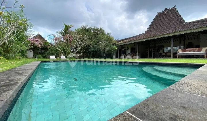 "Land for Sale with Villa Building in Lower Jimbaran, Near Sidewalk Mall and Unud Jimbaran Campus."