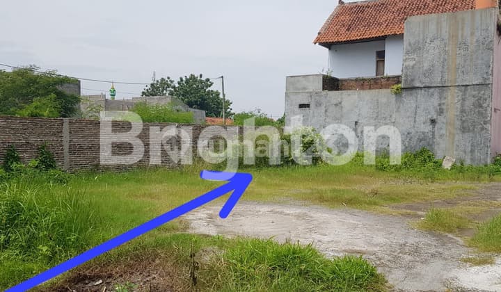 TANAH STRATEGIS LEBAR DEPAN 18 METER DEKAT PERUM GRIYA DIPONEGORO KLATEN