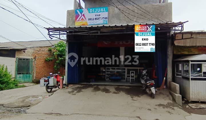 Dijual Cepat Ruko 2 Lantai Lokasi Strategis Pinggir Jalan Utama di Tambun Permata - Bekasi