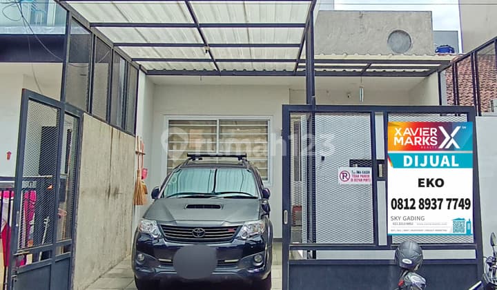 Dijual Rumah Cantik Modern Minimalis di Cluster Janur Asri - Kelapa Gading