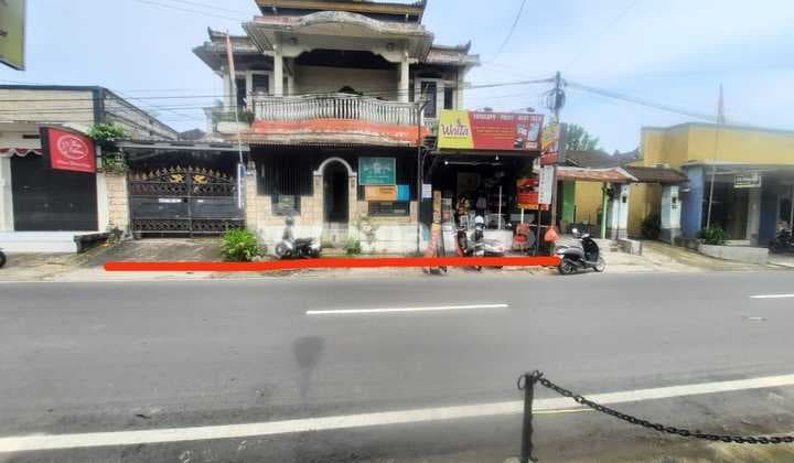 Tanah Jalan Utama Sedap Malam Denpasar Timur Ada Bangunan Toko & Gedung Lantai Ii